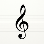 Clave de Sol en 2ª línea del pentagrama
